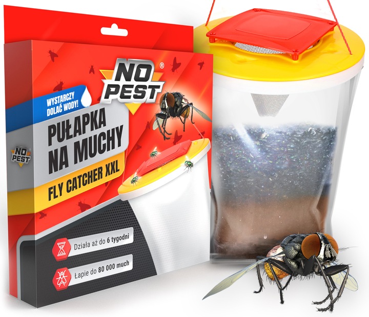 ŚRODEK WOREK PUŁAPKA NA MUCHY KOMARY OSY MESZKI NO PEST FLY CATCHER (3 SZT)