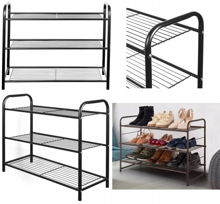 SZAFKA NA BUTY PÓŁKA REGAŁ STOJAK OBUWIE SOLIDNA METALOWA SOLIDNA