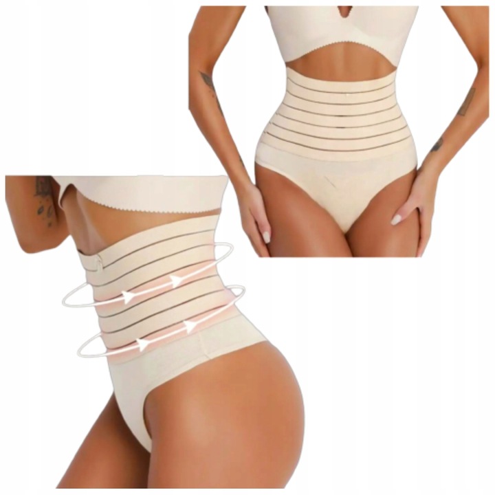 Majtki WYSZCZUPLAJĄCE korygujące BRZUCH bawełna XL