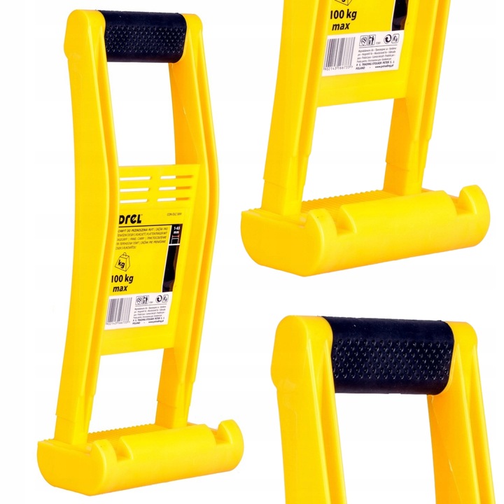 UCHWYT DO NOSZENIA PRZENOSZENIA PŁYT gipsowych G/K PANELI OSB DREL 90kg