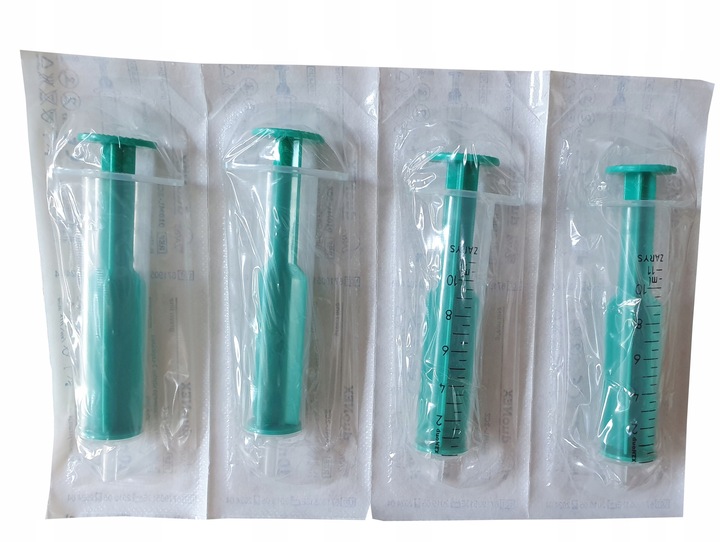 STRZYKAWKI 10ML 3częściowe 100szt. strzykawka iniekcyjna LUER DicoNEX Zarys