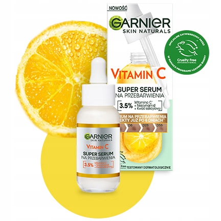 Garnier Vitamin C Serum Do Twarzy Kwas Salicylowy + Niacymid 30 ml