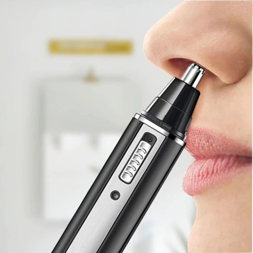 Maszynka trymer 4W1 DO WŁOSÓW BRODY nosa brwi KEMEI 4 nakładki