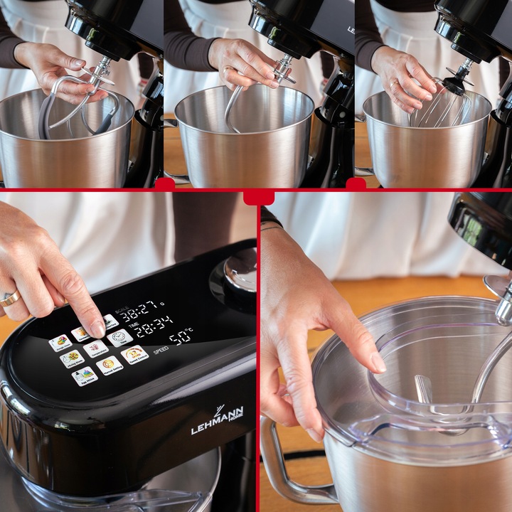 ROBOT PLANETARNY KUCHENNY MIKSER Z WAGĄ PODGRZEWANA MISA DO 45C PANEL