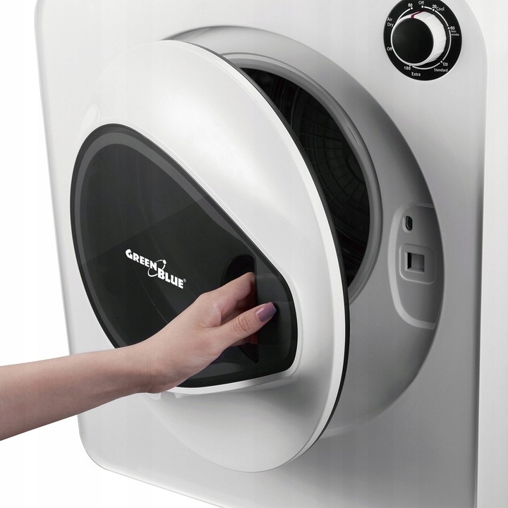 SUSZARKA DO UBRAŃ BĘBNOWA 3kg 5 PROGRAMÓW