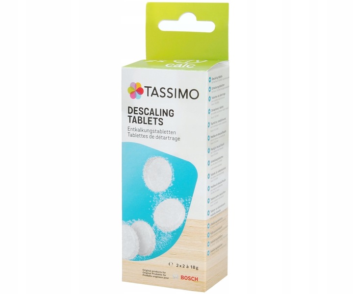 Tabletki odkamieniające do ekspresu Bosch Tassimo TCZ6004