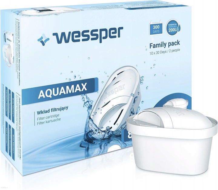 Wkład filtrujący filtr Wessper Aquamax do dzbanka Brita Dafi Aquaphor