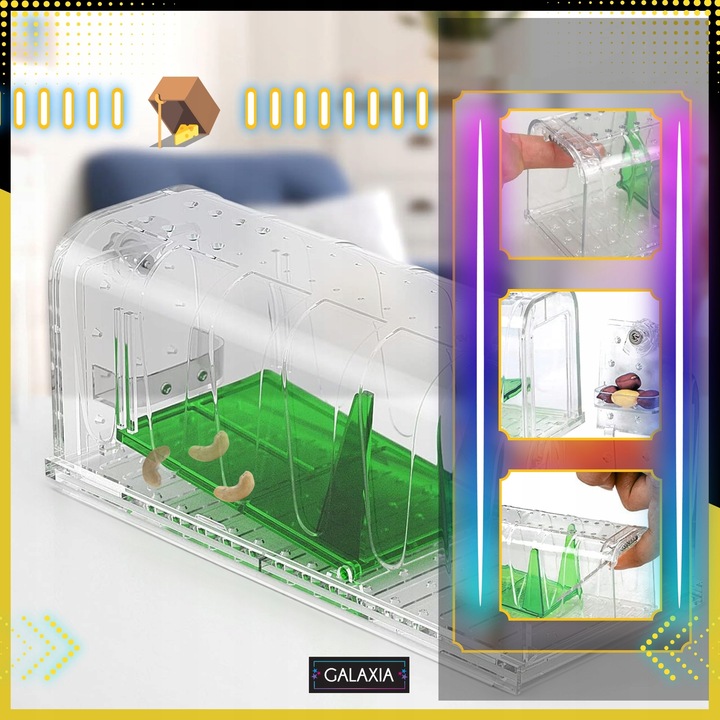 ŻYWOŁAPKA NA MYSZY 2 SZT Pułapka Łapka Szczury Pułapki Łapki 2X