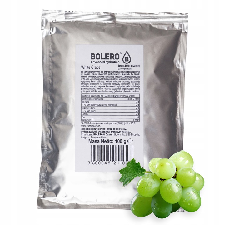 Bolero 100g White Grape