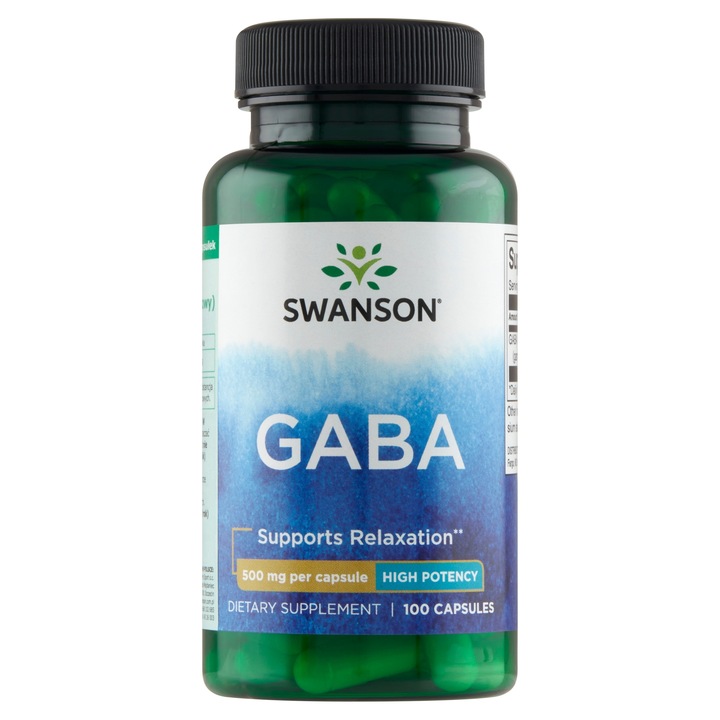 SWANSON GABA 500mg 100 kaps