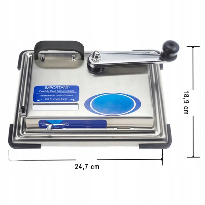 TŁOKOWA MASZYNKA NABIJARKA DO PAPIEROSÓW GILZ 8MM PRECYZYJNE NABIJANIE