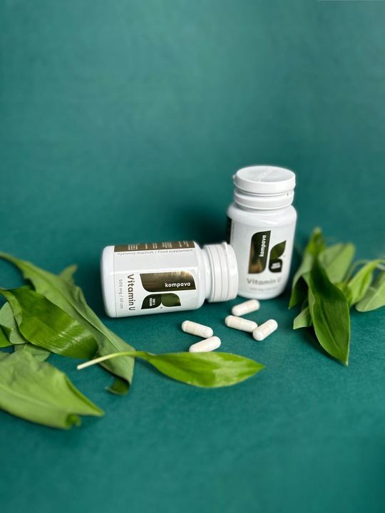 NATURALNA Witamina U na wrzody żołądka Kompava 500 mg/60 kaps