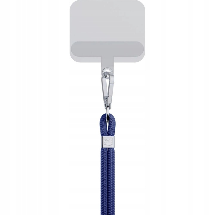 Accessories Dark Blue (silver) - 3mk EasyClip Smycz do telefonu regulowana