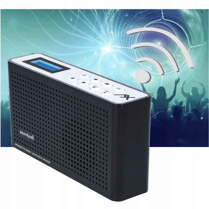 Radioodtwarzacz internetowe przenośne, do sypialni fm bluetooth