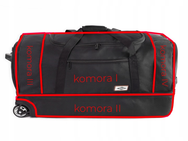 DUŻA TORBA PODRÓŻNA na KÓŁKACH WALIZKA BAGAŻ 105L