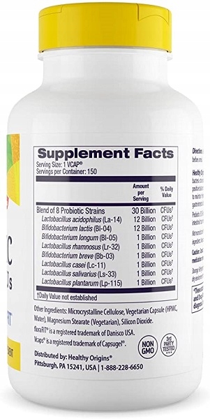 Probiotyk Healthy Origins 30 billion CFU's 150 kap