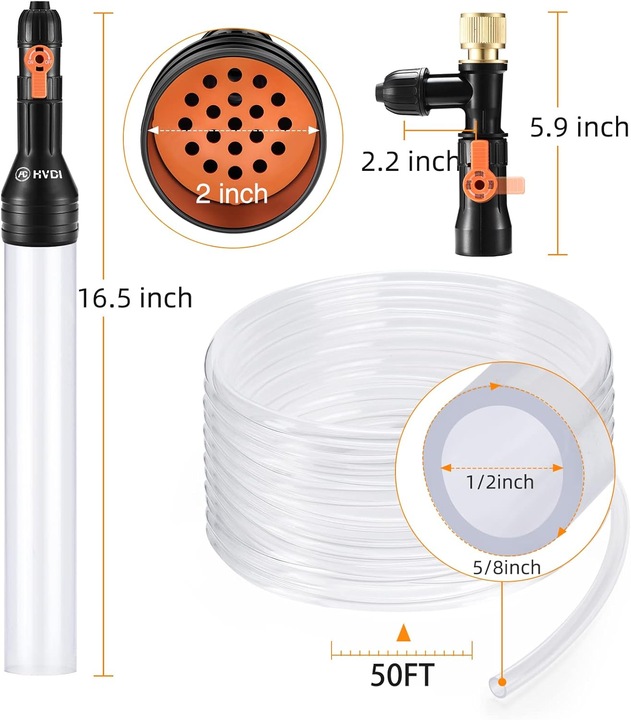 ODKURZACZ ŻWIROWY DO AKWARIUM