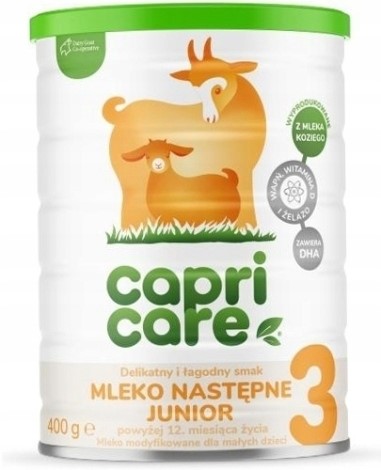 Capricare 3 Junior mleko modyfikowane kozie 400 g