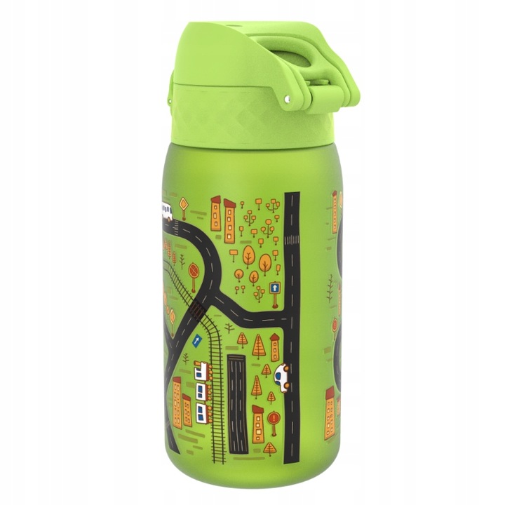 BUTELKA BIDON NA WODĘ ZIELONY AUTKA AUTA SAMOCHODY POJAZDY ION8 0,35 l