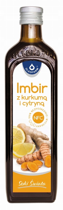 Oleofarm Sok Imbir z kurkumą i cytryną 980 ml
