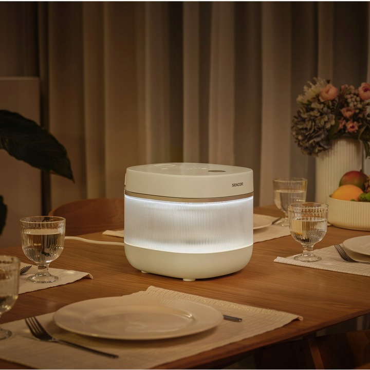 Ryżowar LOW CARB 10 FUNKCJI 2L Dotykowy Ekran 500W Sencor SRM 2000WH