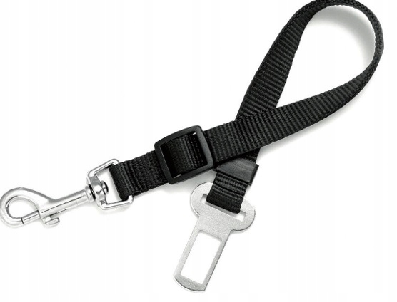 Szelki dla psa + Smycz BEZUCISKOWE czarne rozm XL Labrador Golden Owczarek