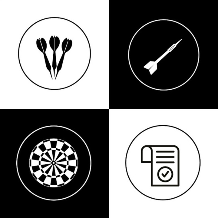 ZESTAW 12 RZUTEK DO TARCZY ELEKTRONICZNEJ LOTKI DO GRY ZD02