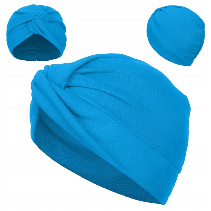 Turban Damski Bawełniany Gotowa Czapka na Głowę Bawełna Turbany Kolory