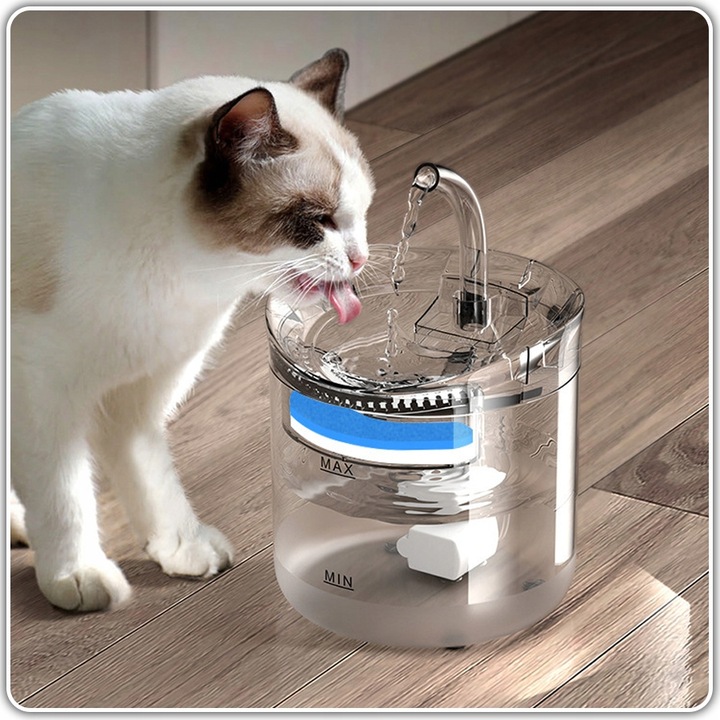Poidło Poidełko Automatyczne Fontanna Wodna dla Kota Psa Filtr