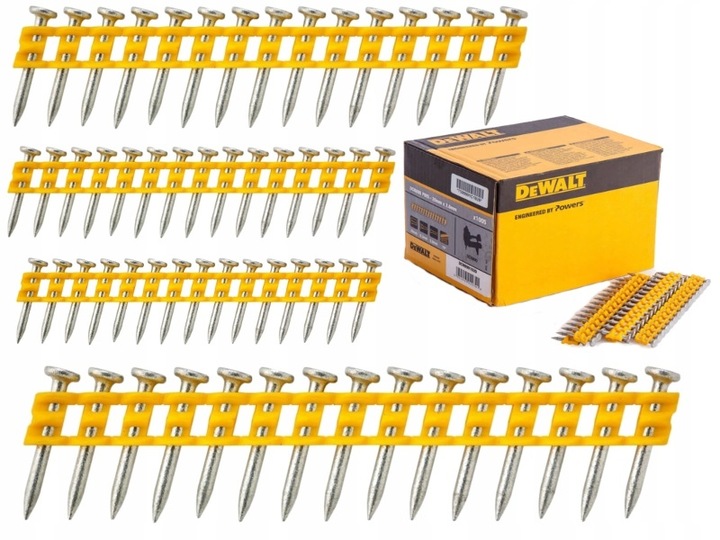 DEWALT DCN8901020 GWOŹDZIE NA TAŚMIE DO GWOŹDZIARKI DCN890 2.6x20mm