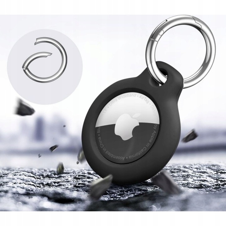 Etui do Apple AirTag, Tech-Protect, lekkie ochronne z karabińczykiem