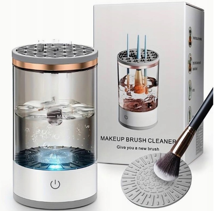 urządzenie do czyszczenia pędzli makijażowych
