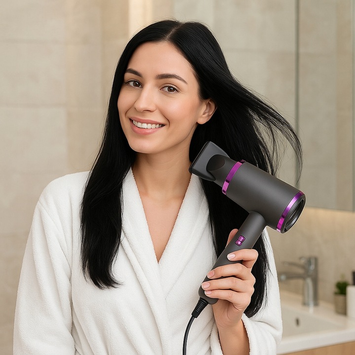 PROFESJONALNA SUSZARKA DO WŁOSÓW JONIZACJA ZDROWE WŁOSY KONCENTRATOR