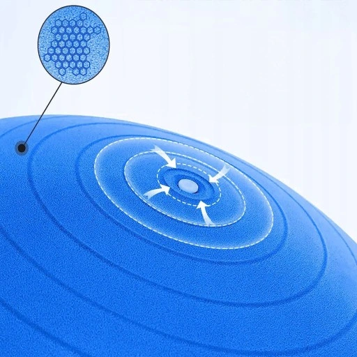 PIŁKA GIMNASTYCZNA FITNESS DO ĆWICZEŃ REHABILITACYJNA PILATES W CIĄŻY 65 cm