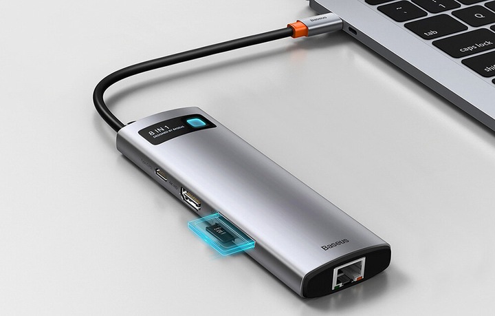 Stacja dokująca BASEUS Metal Gleam 8w1