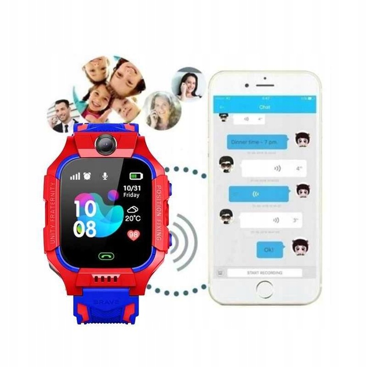 SMARTWATCH SIM PL LOKALIZATOR Zegarek DLA DZIECKA SMART WATCH POLSKIE MENU