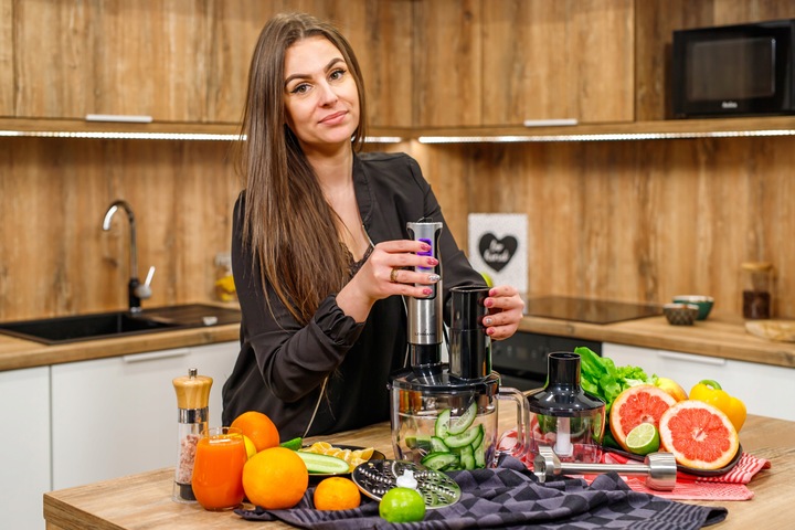 BLENDER RĘCZNY WIELOFUNKCYJNY MIKSER 1200W OSTRZE XL TRYB TURBO ZESTAW