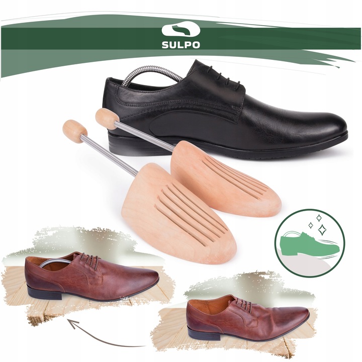 Prawidła do obuwia sprężynowe z drewna bukowego usztywnienie butów 39/40