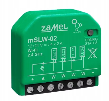 STEROWNIK LED 4-KAN WI-FI RGBW SUPLA MINI mSLW-02