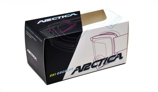 GOGLE NARCIARSKIE NIEPARUJĄCE Z PODWÓJNĄ SZYBĄ UV 400 ARCTICA G-117