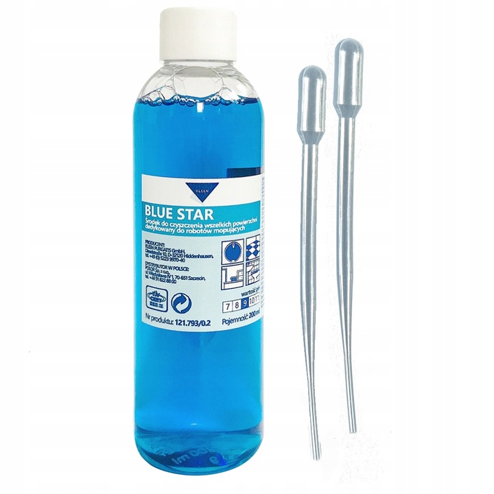 Zestaw 4 płynów do każdego robota mopującego myjącego podłogi uniwersalny
