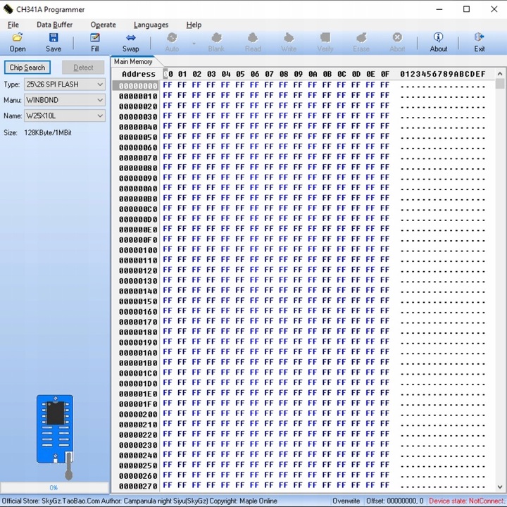 Programator EEPROM i Flash CH341A BIOS Duży Zestaw Do Programowania Układów