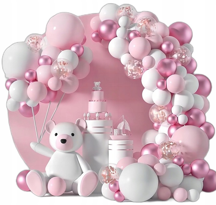 ŁUK WIELKI STELAŻ DO BALONÓW GIRLAND BRAMA WESELE ŚCIANKA EVENT ŚLUB SESJA