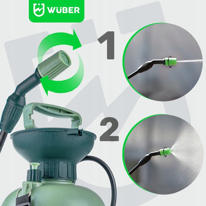 RĘCZNY OPRYSKIWACZ CIŚNIENIOWY DUŻY POJEMNOŚĆ 5L REGULACJA DYSZY LANCA