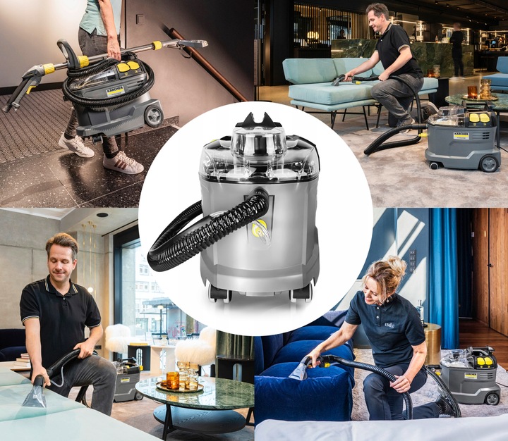 ODKURZACZ PIORĄCY PUZZI 8/1 KARCHER NOWA SSAWKA DO PRANIA ZESTAW