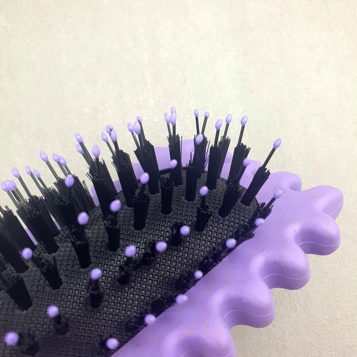Szczotka Do Włosów Kręconych Definiująca Loki Włosie Dzika Do LokówFiolet