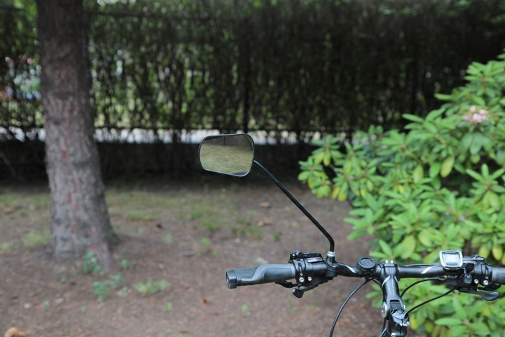 Lusterko rowerowe długie ramię AJS PLUS, POLSKIE
