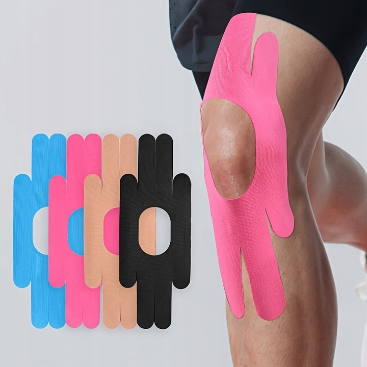 WYSOKIEJ JAKOŚCI TAŚMA KINEZJOLOGICZNA na ciało kolano 8 PCS