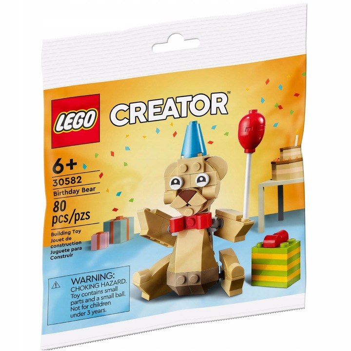 LEGO Creator 3w1 Magiczny jednorożec 31140 + Urodzinowy niedźwiedź 30582