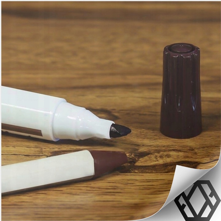 ZESTAW NAPRAWCZY MARKERY DO RYS NAPRAWY PANELI MEBLI DRZWI + WOSK